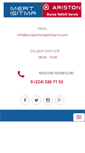 Mobile Screenshot of bursaaristonyetkiliservis.com